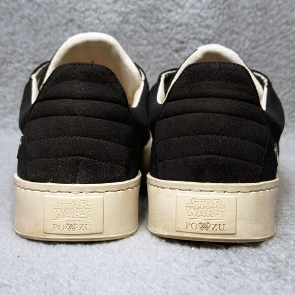 Po-Zu Star Wars Rebellion Logo Mens Size 45 US 12 Low Top Sneakers Shoes Black main image 5